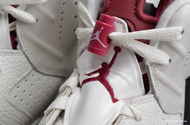 1st Kicks Maroon Jordan Retro Air 384664-116 white 6 0713
